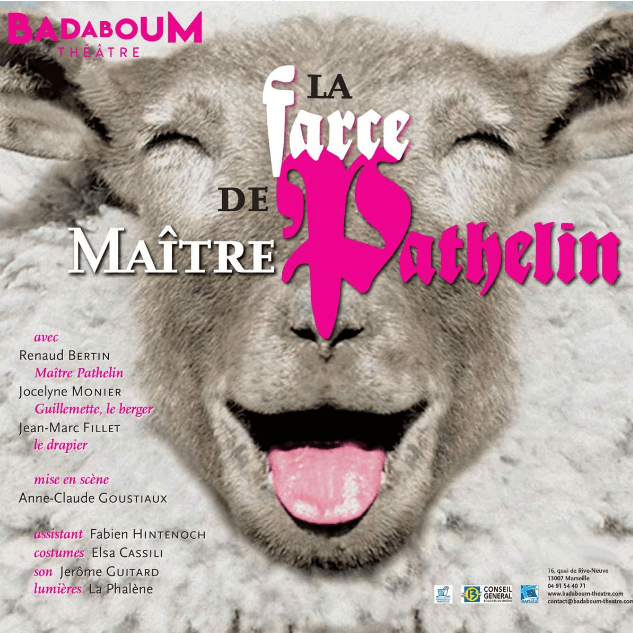Affiche du spectacle : un mouton qui rit